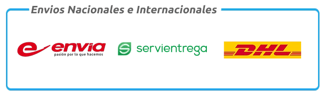 Metodos de envio - Servientrega, Interrapidisimo, DHL, Envia